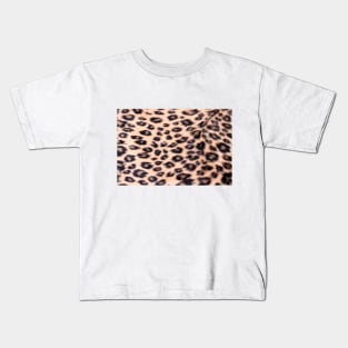 Leopard Print Pattern Kids T-Shirt